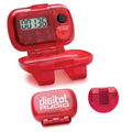 Single Function Step-Counter Pedometer w/ Hinged Cover